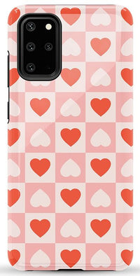 The Valentine's Collection | Heart Checkerboard Case Phone Case Casetry Essential Galaxy S20 Ultra