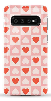 The Valentine's Collection | Heart Checkerboard Case Phone Case Casetry Essential Galaxy S10