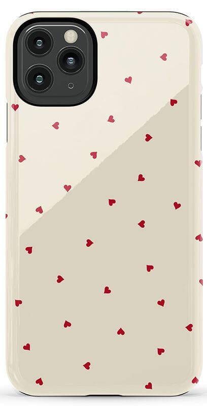 The Valentine's Collection | Tiny Red Hearts Case Phone Case Casetry Essential iPhone 11 Pro Max