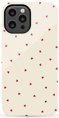 The Valentine's Collection | Tiny Red Hearts Case Phone Case Casetry Essential iPhone 12 Pro Max