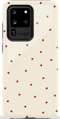 The Valentine's Collection | Tiny Red Hearts Case Phone Case Casetry Essential Galaxy S20 Ultra