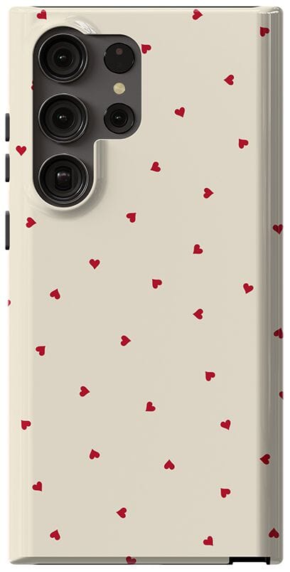 The Valentine's Collection | Tiny Red Hearts Case Phone Case Casetry Essential Galaxy S23 Ultra