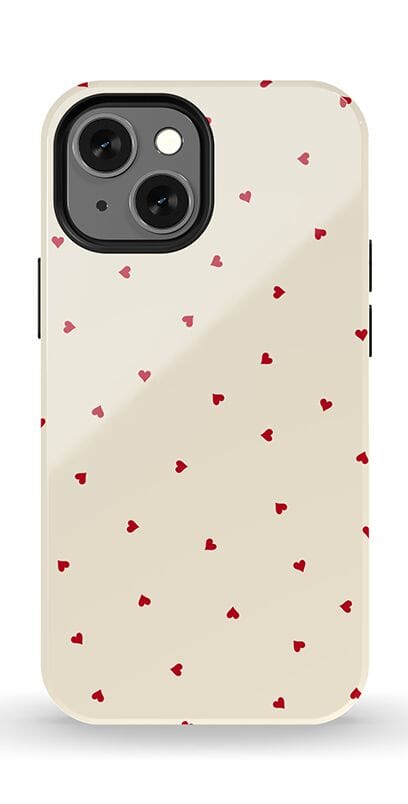The Valentine's Collection | Tiny Red Hearts Case Phone Case Casetry Essential + MagSafe® iPhone 13 Mini