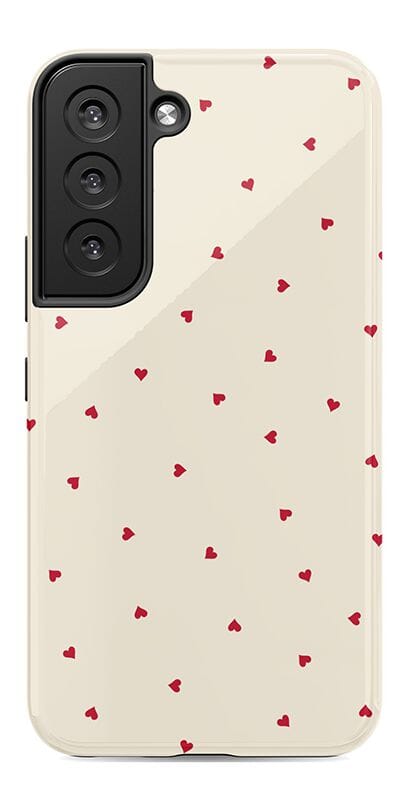 The Valentine's Collection | Tiny Red Hearts Case Phone Case Casetry Essential Galaxy S21