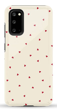 The Valentine's Collection | Tiny Red Hearts Case Phone Case Casetry Essential Galaxy S20