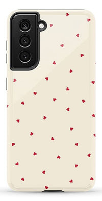 The Valentine's Collection | Tiny Red Hearts Case Phone Case Casetry Essential Galaxy S21 Plus