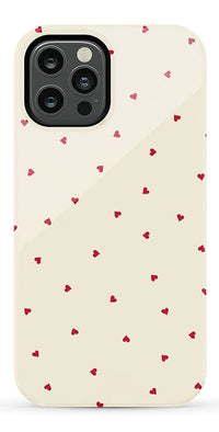 The Valentine's Collection | Tiny Red Hearts Case Phone Case Casetry Essential iPhone 12 Pro