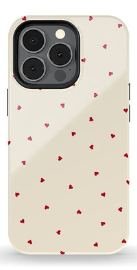 The Valentine's Collection | Tiny Red Hearts Case Phone Case Casetry Essential + MagSafe® iPhone 13 Pro