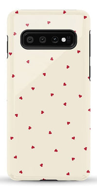 The Valentine's Collection | Tiny Red Hearts Case Phone Case Casetry Essential Galaxy S10