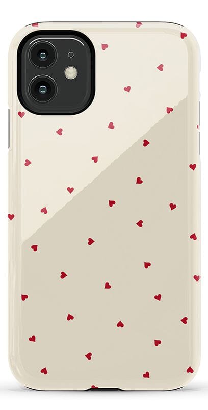 The Valentine's Collection | Tiny Red Hearts Case Phone Case Casetry Essential iPhone XS Max 