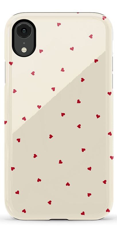 The Valentine's Collection | Tiny Red Hearts Case Phone Case Casetry Essential iPhone X / XS 