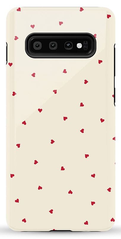 The Valentine's Collection | Tiny Red Hearts Case Phone Case Casetry Essential Galaxy S10 Plus