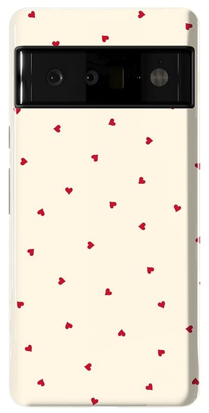 The Valentine's Collection | Tiny Red Hearts Case Phone Case Casetry Essential Google Pixel 6 Pro