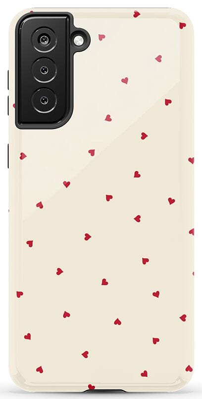 The Valentine's Collection | Tiny Red Hearts Case Phone Case Casetry Essential Galaxy S22
