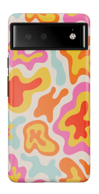 Tropical Color Splash | Abstract Retro Google Pixel Case Google Pixel Case Casetry Essential Google Pixel 6