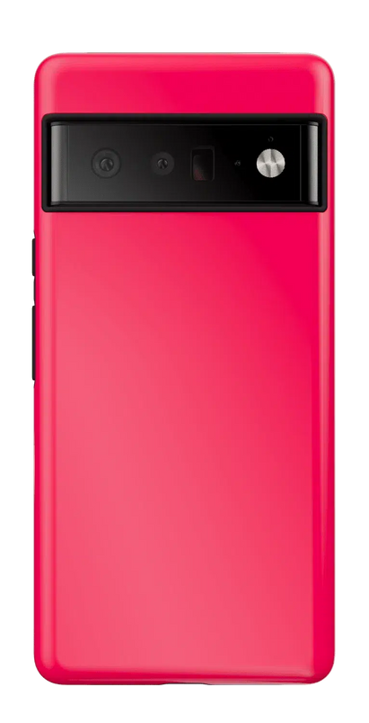 Think Pink | Solid Neon Pink Google Pixel Case Google Pixel Case Casetry Essential Google Pixel 6 Pro