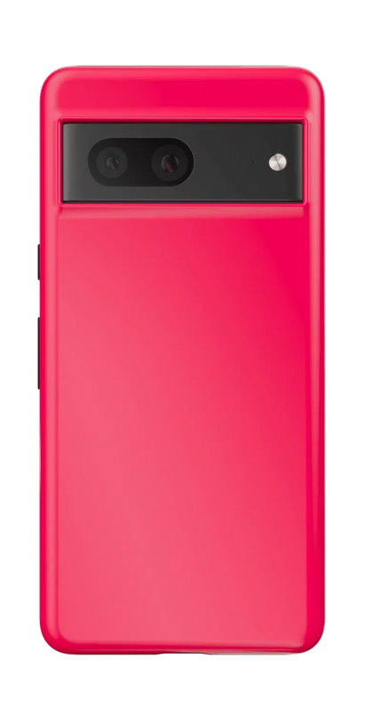 Think Pink | Solid Neon Pink Google Pixel Case Google Pixel Case Casetry Essential Google Pixel 7