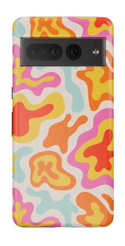 Tropical Color Splash | Abstract Retro Google Pixel Case Google Pixel Case Casetry Essential Google Pixel 7 Pro