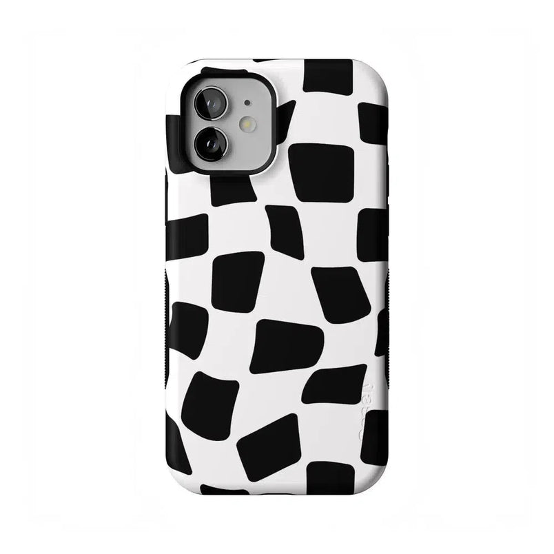 Funky Checkerboard | High Contrast Design Case Phone Case Casetry Bold Flex + MagSafe® iPhone 12 