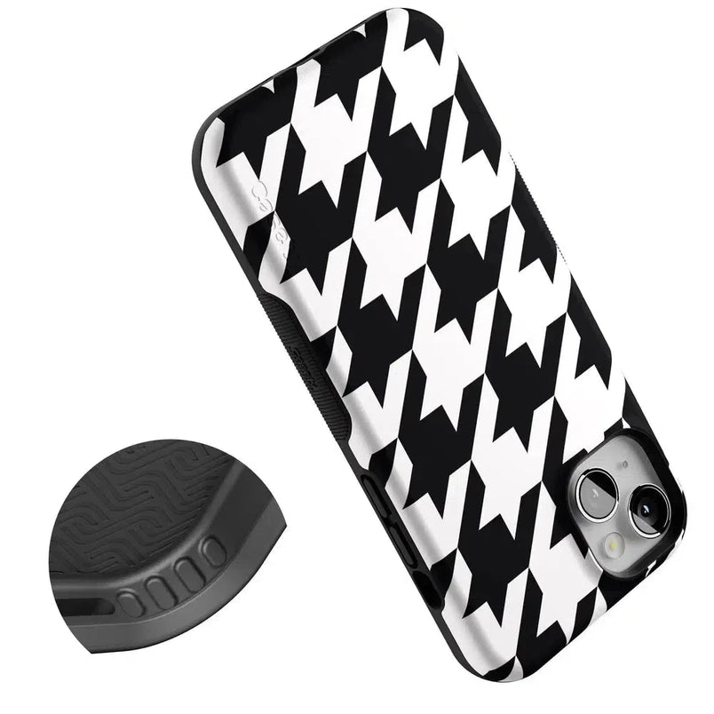 Houndstooth | High Contrast Design Case Phone Case Casetry 