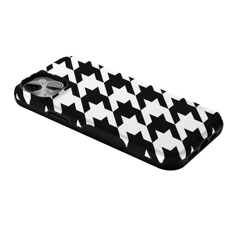 Houndstooth | High Contrast Design Case Phone Case Casetry 