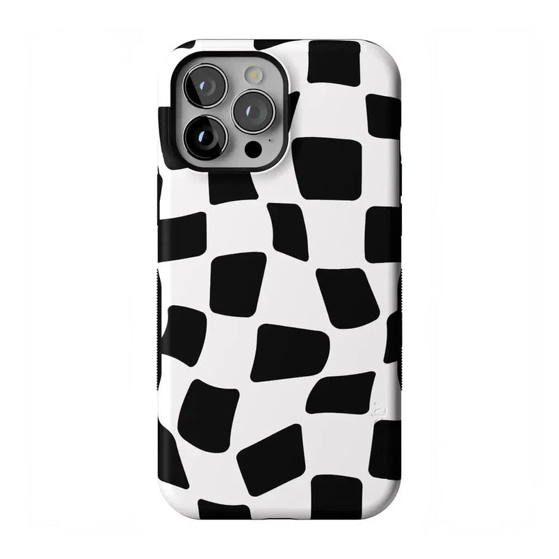 Funky Checkerboard | High Contrast Design Case Phone Case Casetry Bold Flex + MagSafe® iPhone 13 Pro Max 