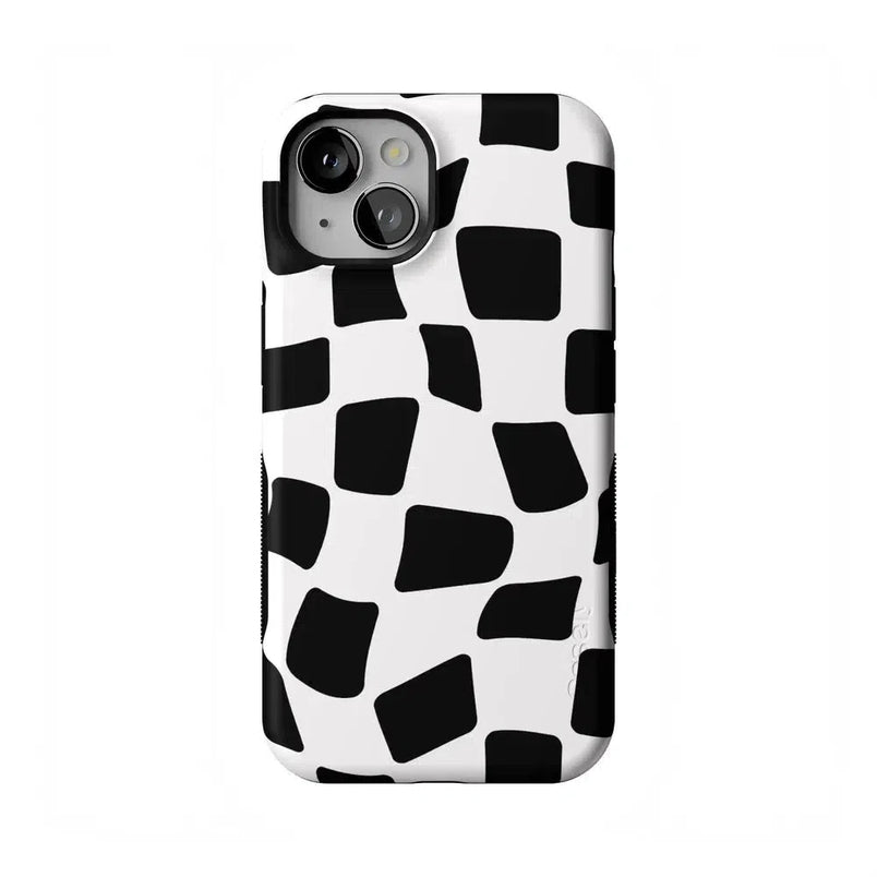 Funky Checkerboard | High Contrast Design Case Phone Case Casetry Bold Flex + MagSafe® iPhone 13 