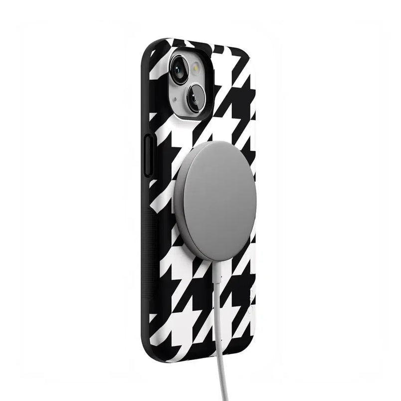 Houndstooth | High Contrast Design Case Phone Case Casetry 