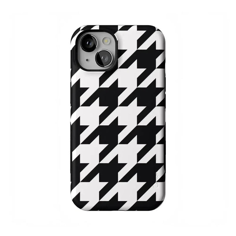 Houndstooth | High Contrast Design Case Phone Case Casetry Bold Flex + MagSafe® iPhone 13 