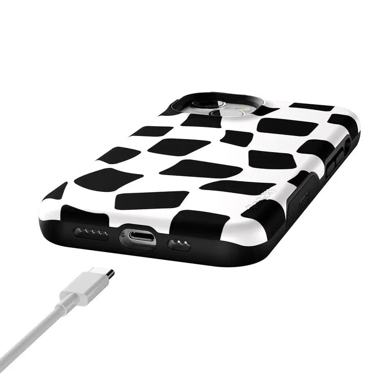 Funky Checkerboard | High Contrast Design Case Phone Case Casetry 