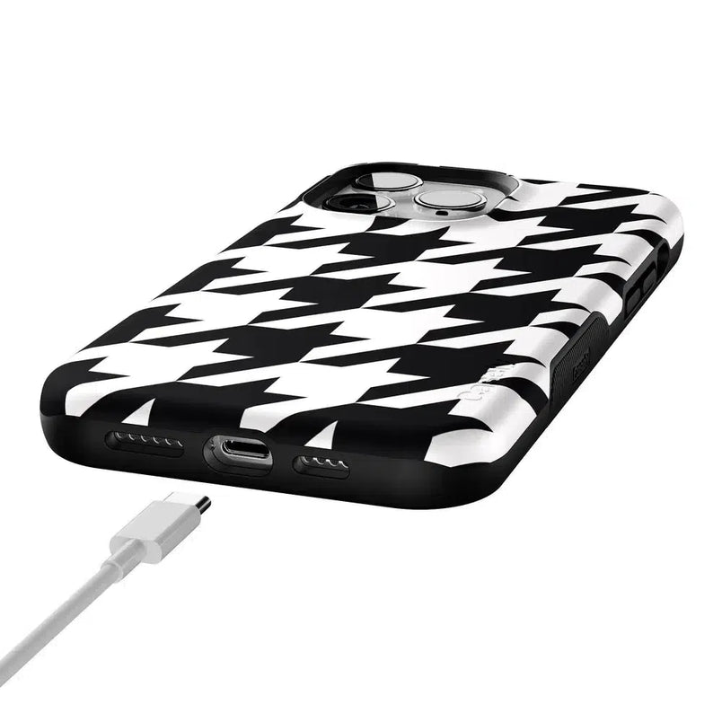 Houndstooth | High Contrast Design Case