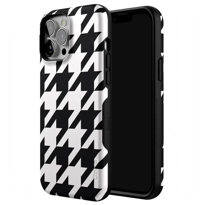 Houndstooth | High Contrast Design Case Phone Case Casetry 