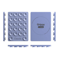 Grippy | Blue Silicone Suction Phone Mount with MagSafe Grippy get.casely 
