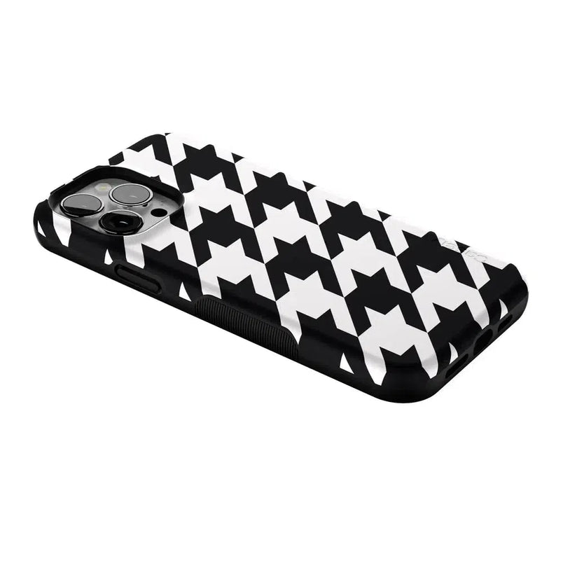 Houndstooth | High Contrast Design Case Phone Case Casetry 