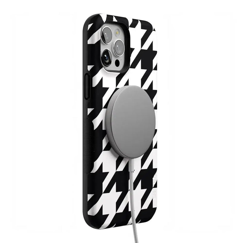 Houndstooth | High Contrast Design Case Phone Case Casetry 