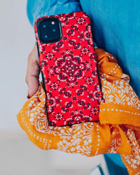 I'm with the Band | Red Bandana Print Samsung Case Samsung Case get.casely 