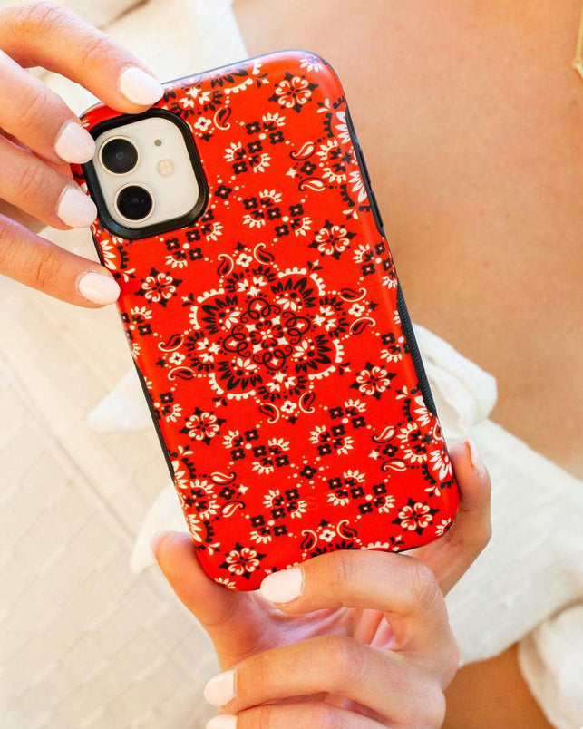 I'm with the Band | Red Bandana Print Samsung Case Samsung Case get.casely 