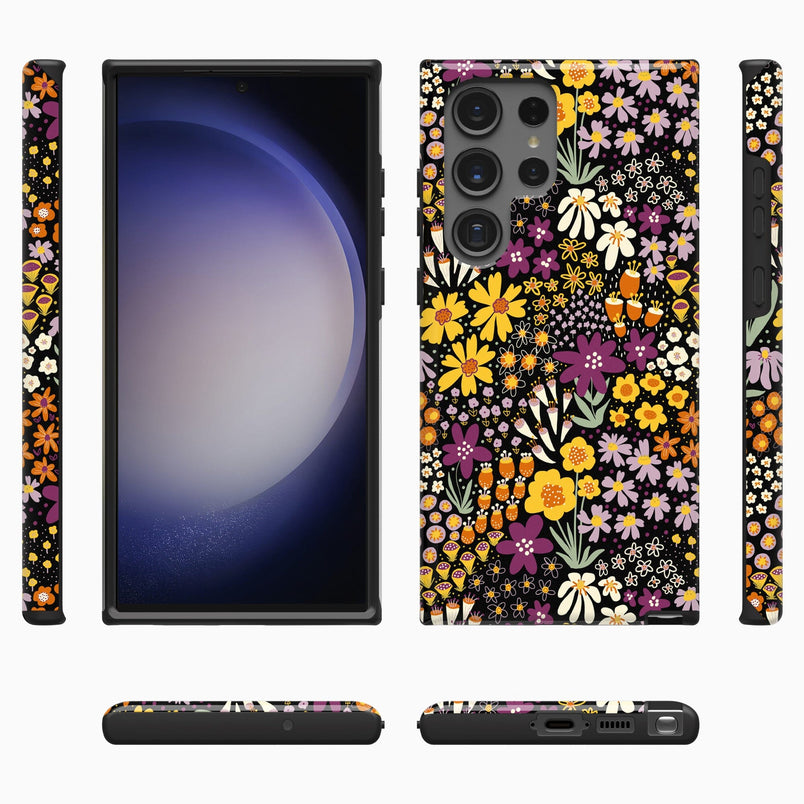 Falling for You | Plum Floral Samsung Case Samsung Case Casetry