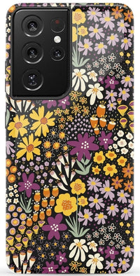 Falling for You | Plum Floral Samsung Case Samsung Case Casetry Galaxy S21 Ultra