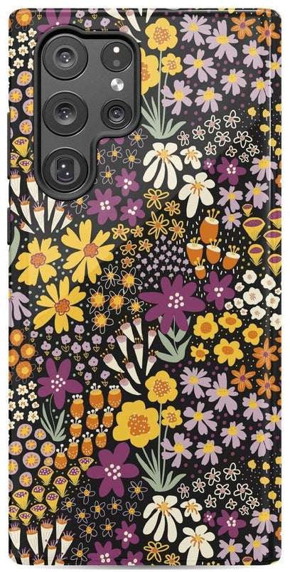 Falling for You | Plum Floral Samsung Case Samsung Case Casetry Galaxy S22 Ultra