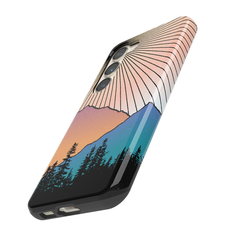 Golden Hour | Mountain Sunset Samsung Case Samsung Case Casetry