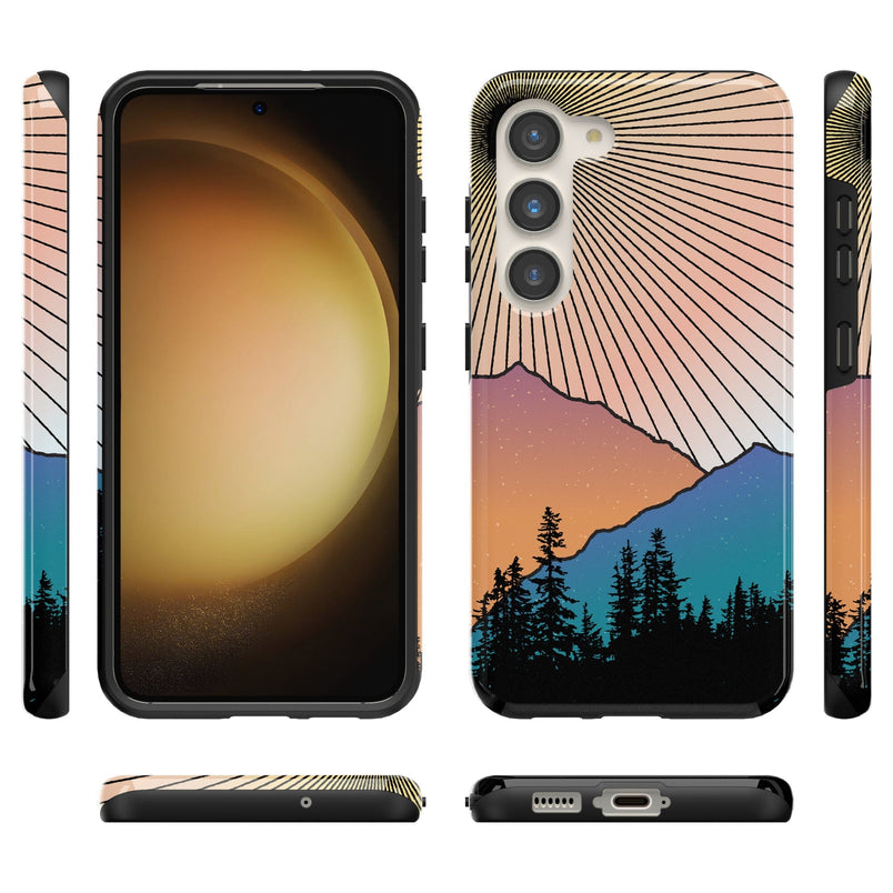 Golden Hour | Mountain Sunset Samsung Case Samsung Case Casetry