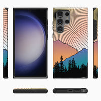 Golden Hour | Mountain Sunset Samsung Case Samsung Case Casetry