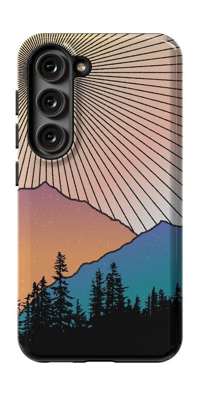 Golden Hour | Mountain Sunset Samsung Case Samsung Case Casetry Galaxy S23