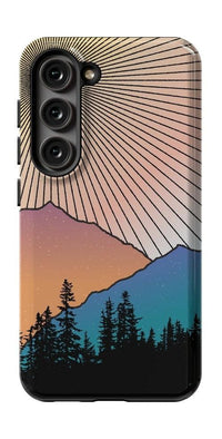 Golden Hour | Mountain Sunset Samsung Case Samsung Case Casetry Galaxy S23