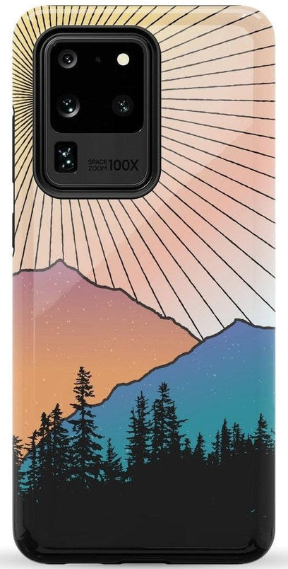 Golden Hour | Mountain Sunset Samsung Case