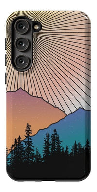 Golden Hour | Mountain Sunset Samsung Case Samsung Case Casetry Galaxy S23 Plus