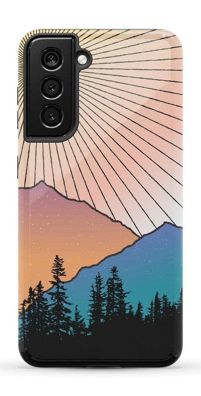 Golden Hour | Mountain Sunset Samsung Case Samsung Case Casetry Galaxy S21