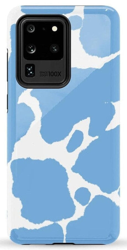 Current MOOd | Light Blue Cow Print Samsung Case Samsung Case Casetry Galaxy S20 Ultra