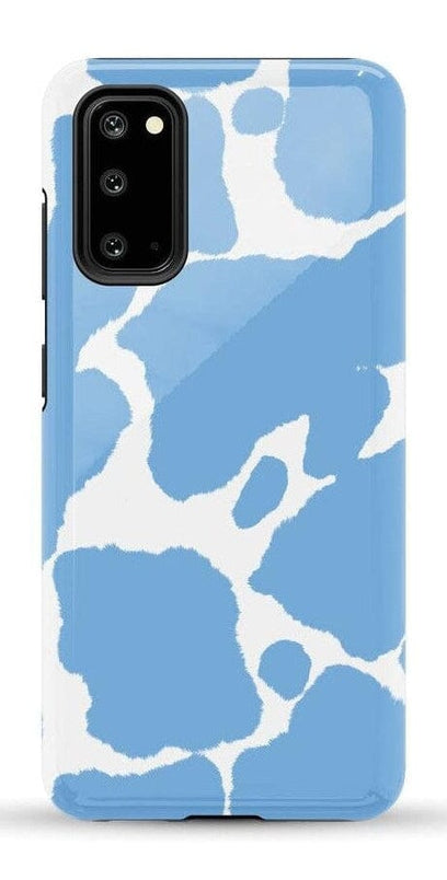 Current MOOd | Light Blue Cow Print Samsung Case Samsung Case Casetry Galaxy S20